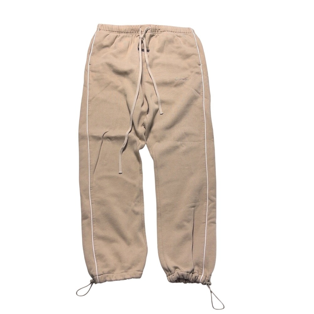 Fear of‎ God Essentials Baggy Sweatpants Mens XL Beige Oversized Joggers